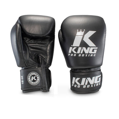 King Pro BGVL-3 Boxhandschuhe – Schwarz