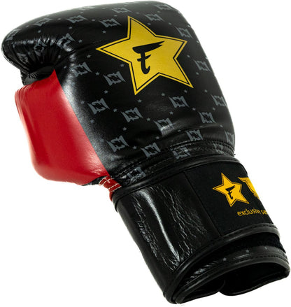 Fairtex x Booster BG Boxhandschuhe – Star Black/Wine Red