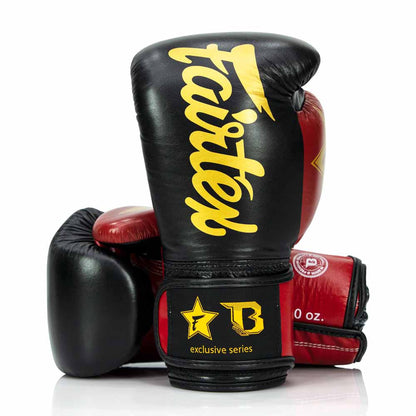 Fairtex x Booster BG V2 – Schwarz / Rot / Gold